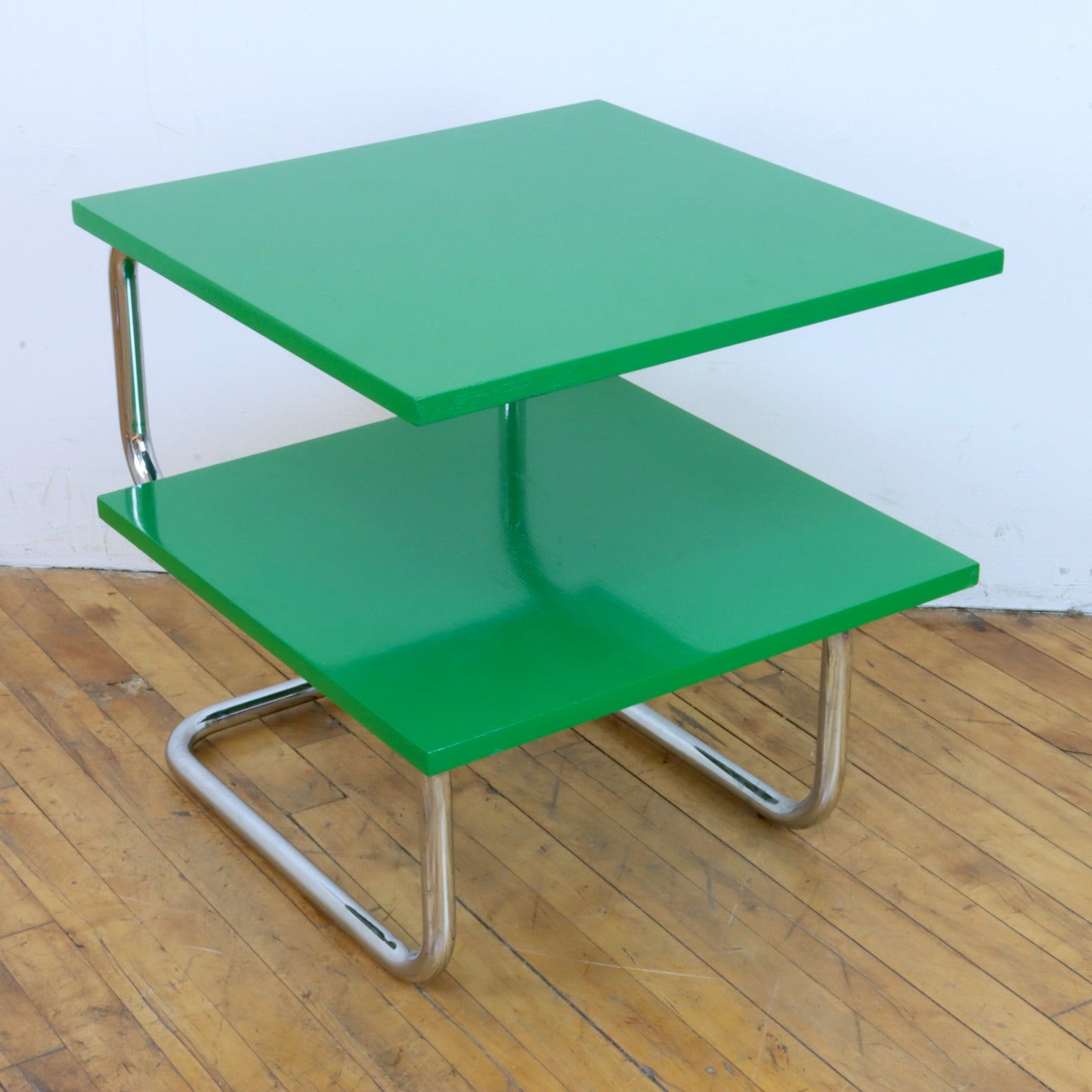 Pair of Bauhaus Style Tables After Hynek Gottwald