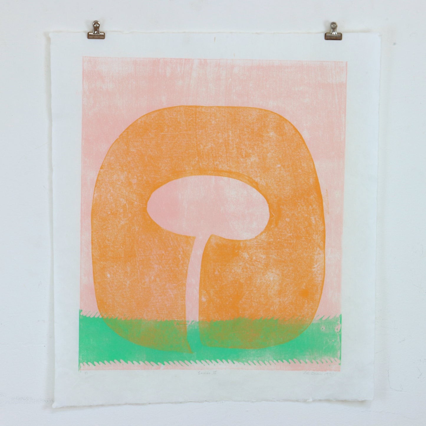 1990 Relief Print by Joyce Dean