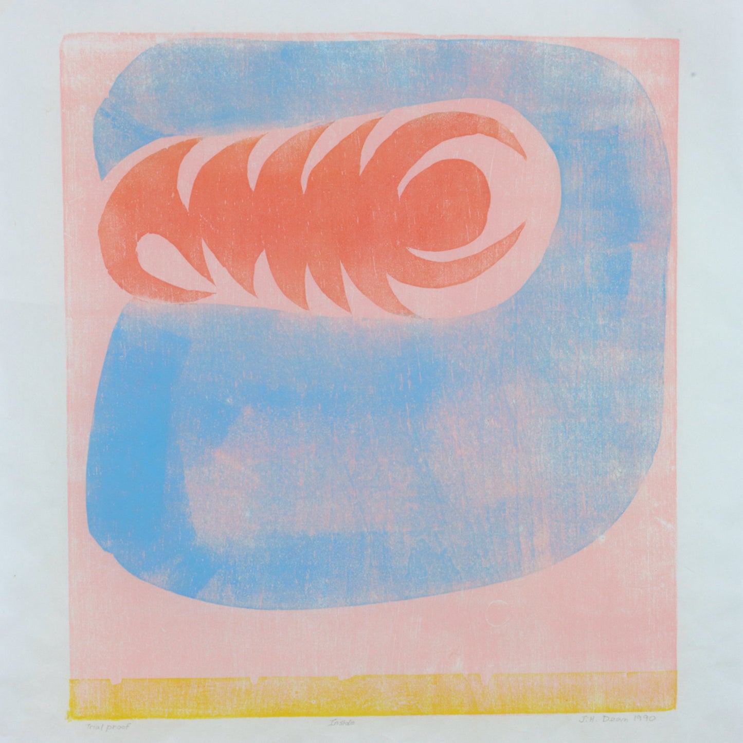 1990 Relief Print by Joyce Dean