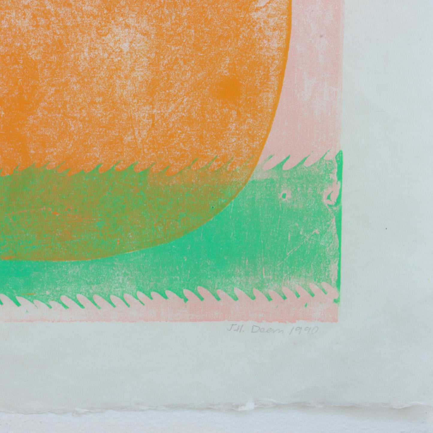 1990 Relief Print by Joyce Dean
