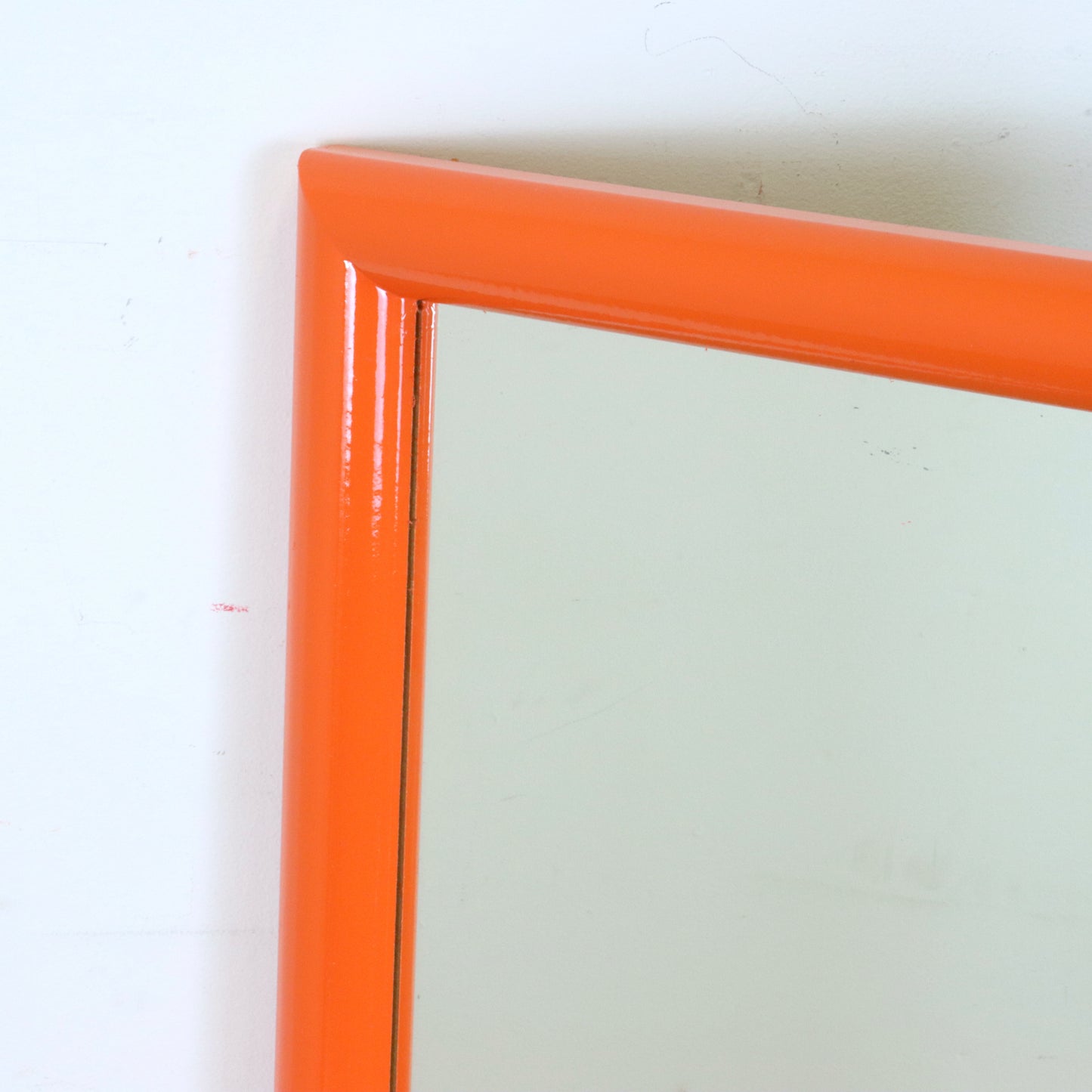 1980s Orange Mirror