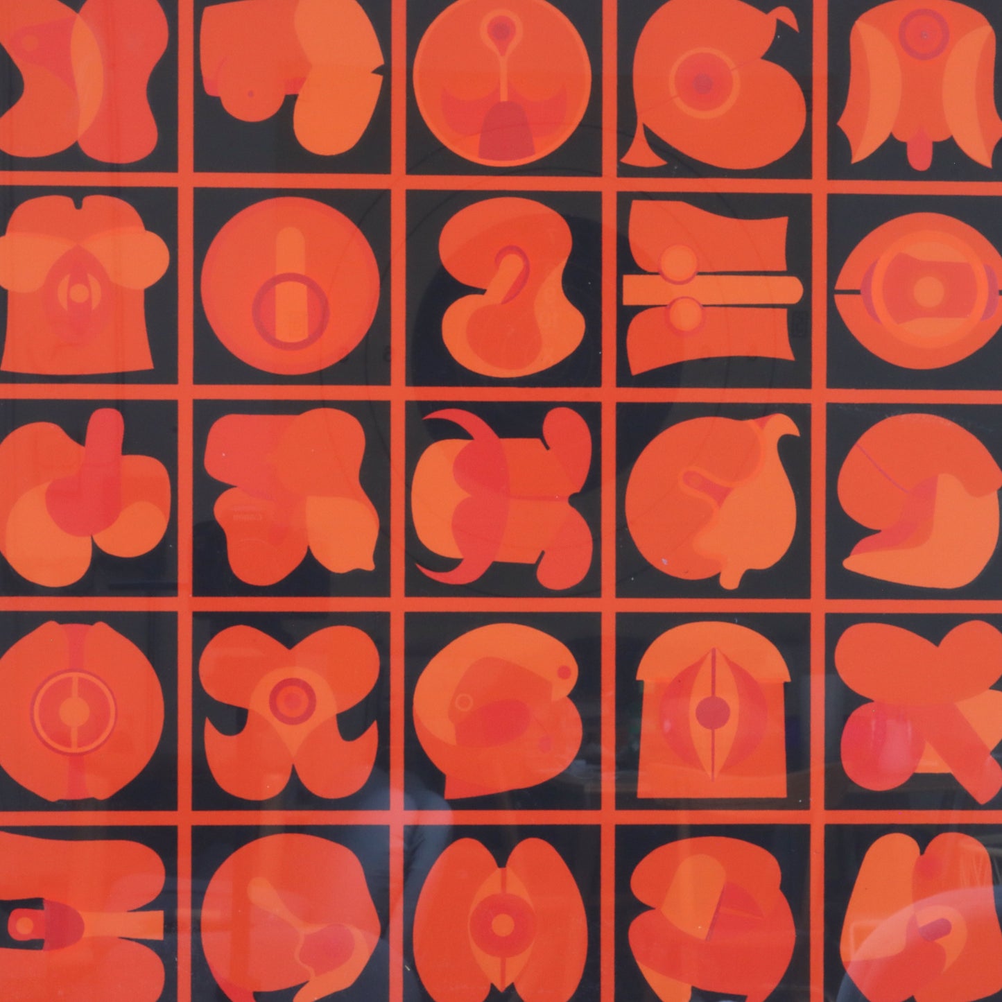 Takeshi Kawashima No. 68 Original Screen Print, Framed