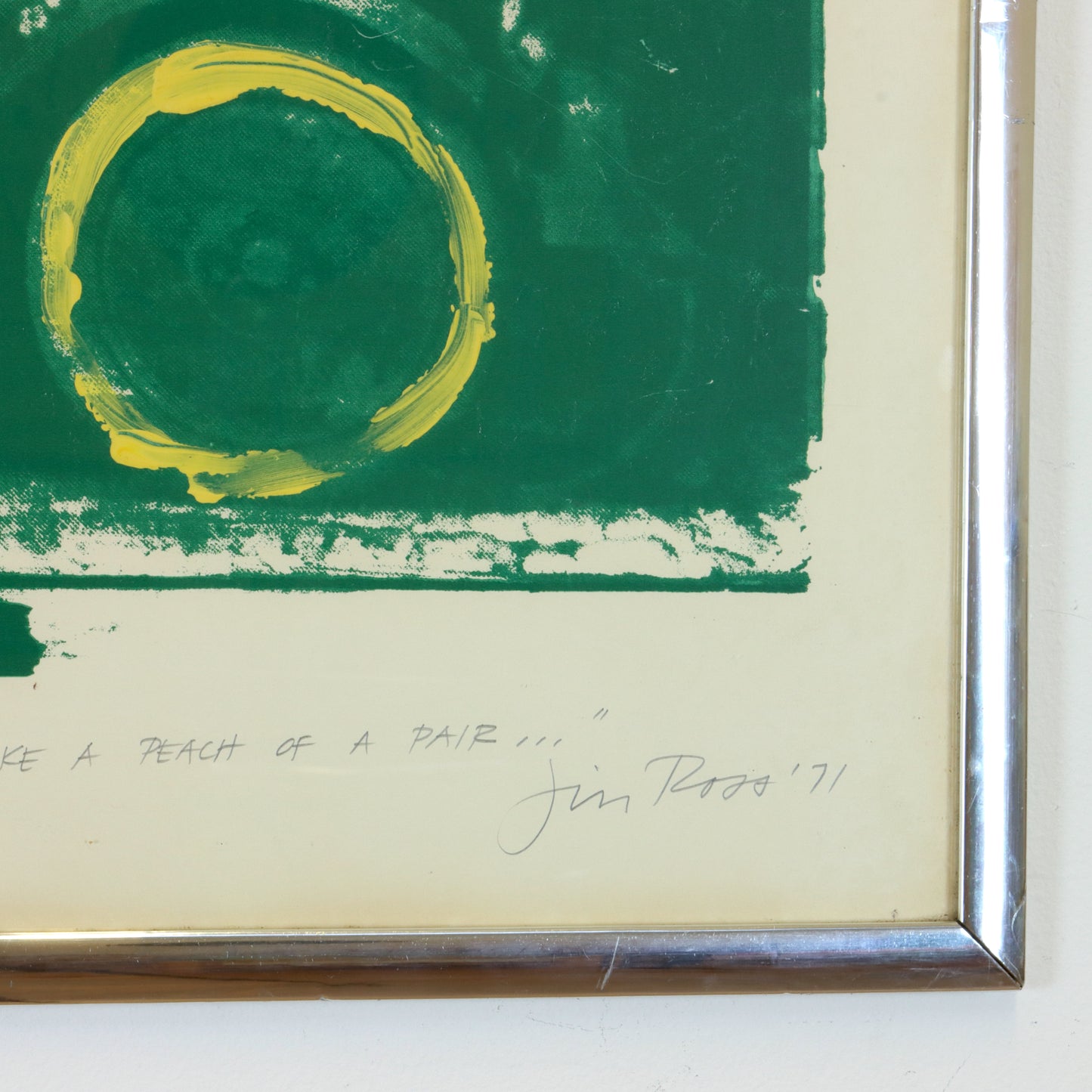 1971 Mixed Media Print by Jim Ross
