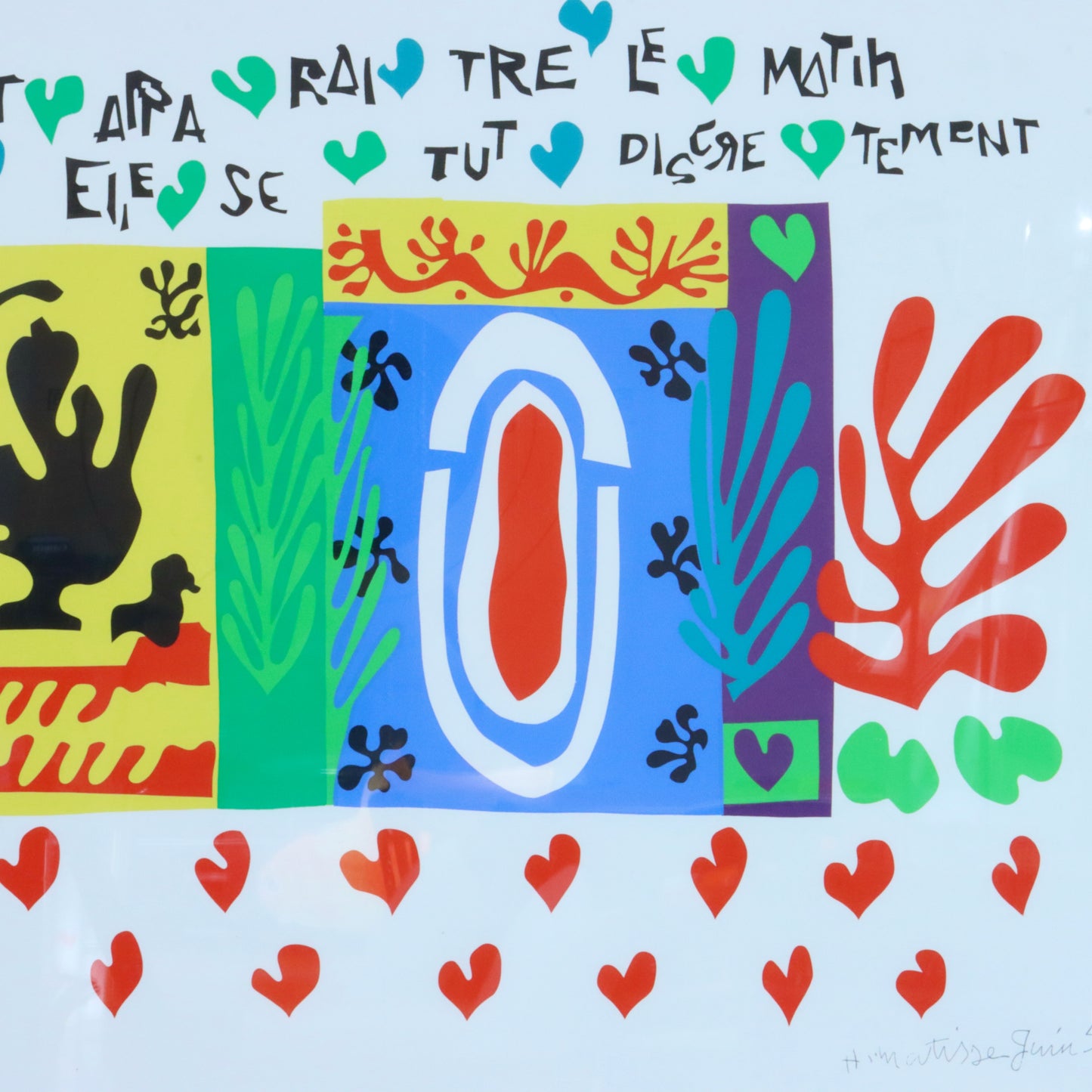 Large 1974 Matisse Exhibition Screen Print