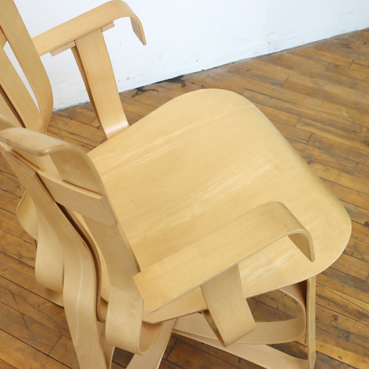 Set of 6 Frank Gehry Hat Trick Chairs