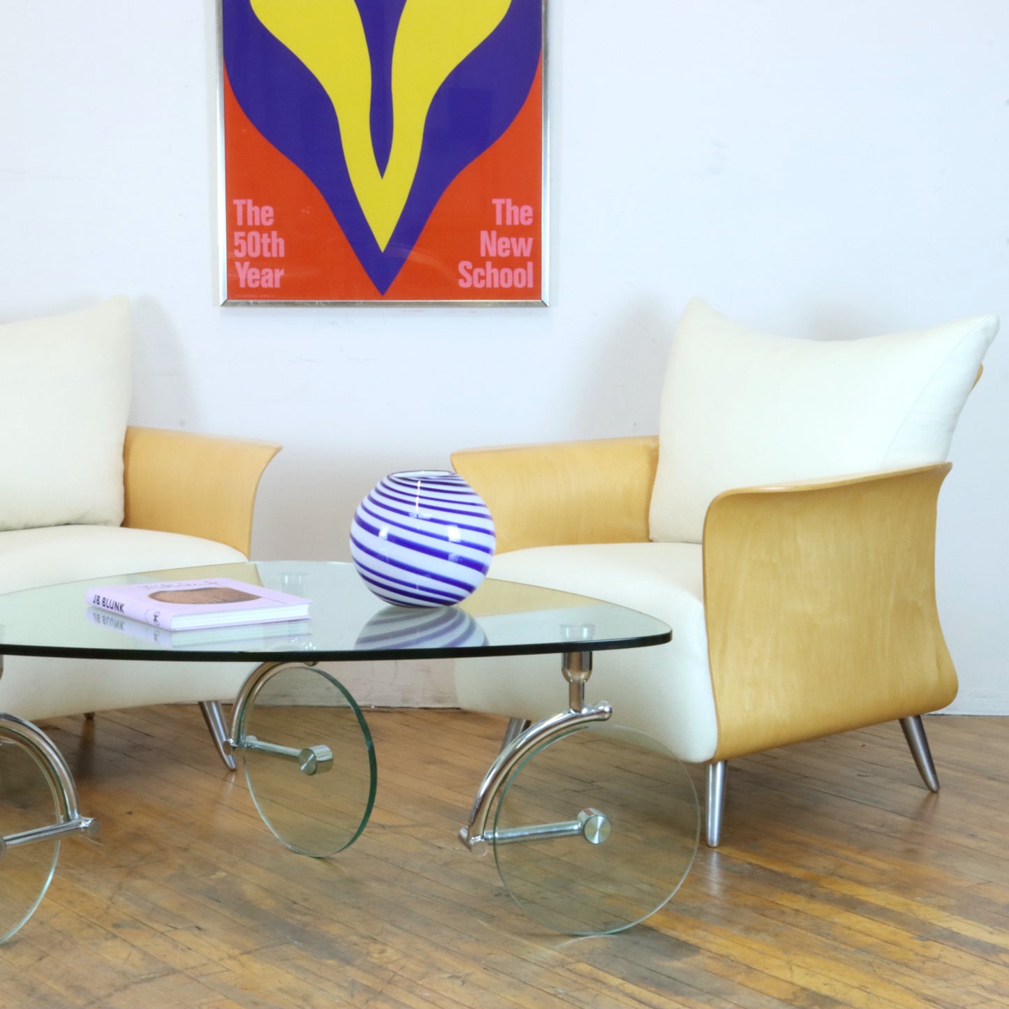 Pair of 1990s Keilhauer "Belle" Lounge Chairs