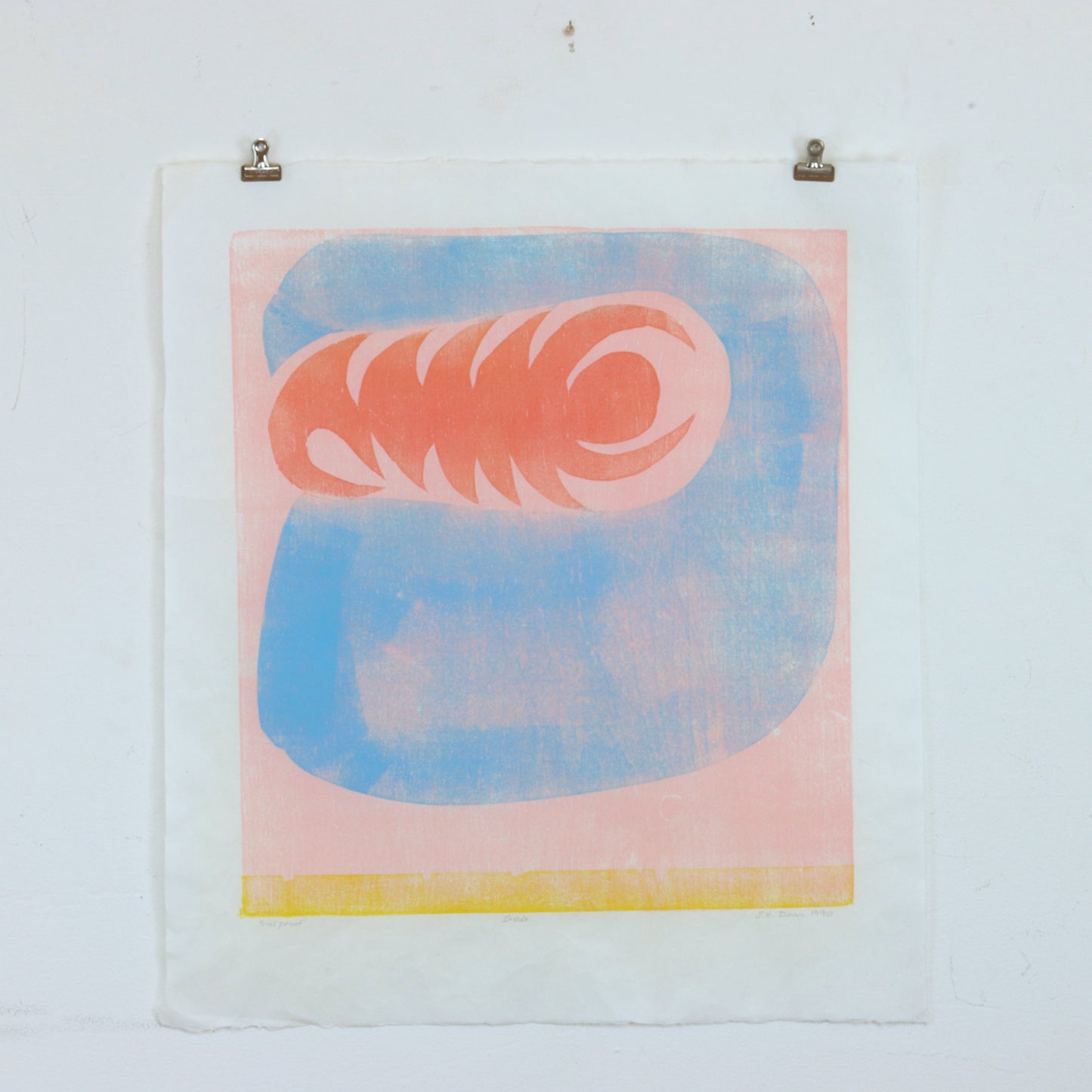 1990 Relief Print by Joyce Dean