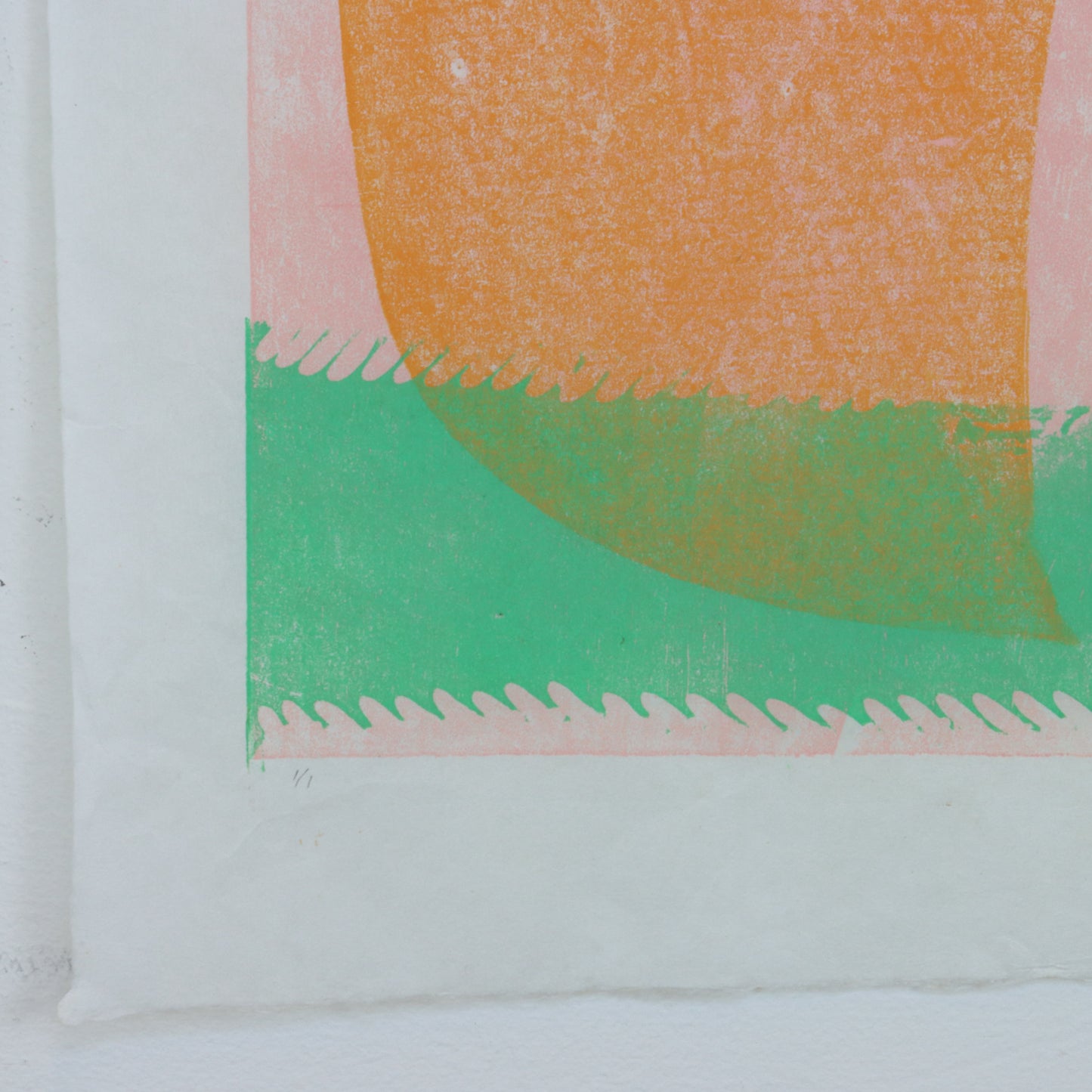 1990 Relief Print by Joyce Dean