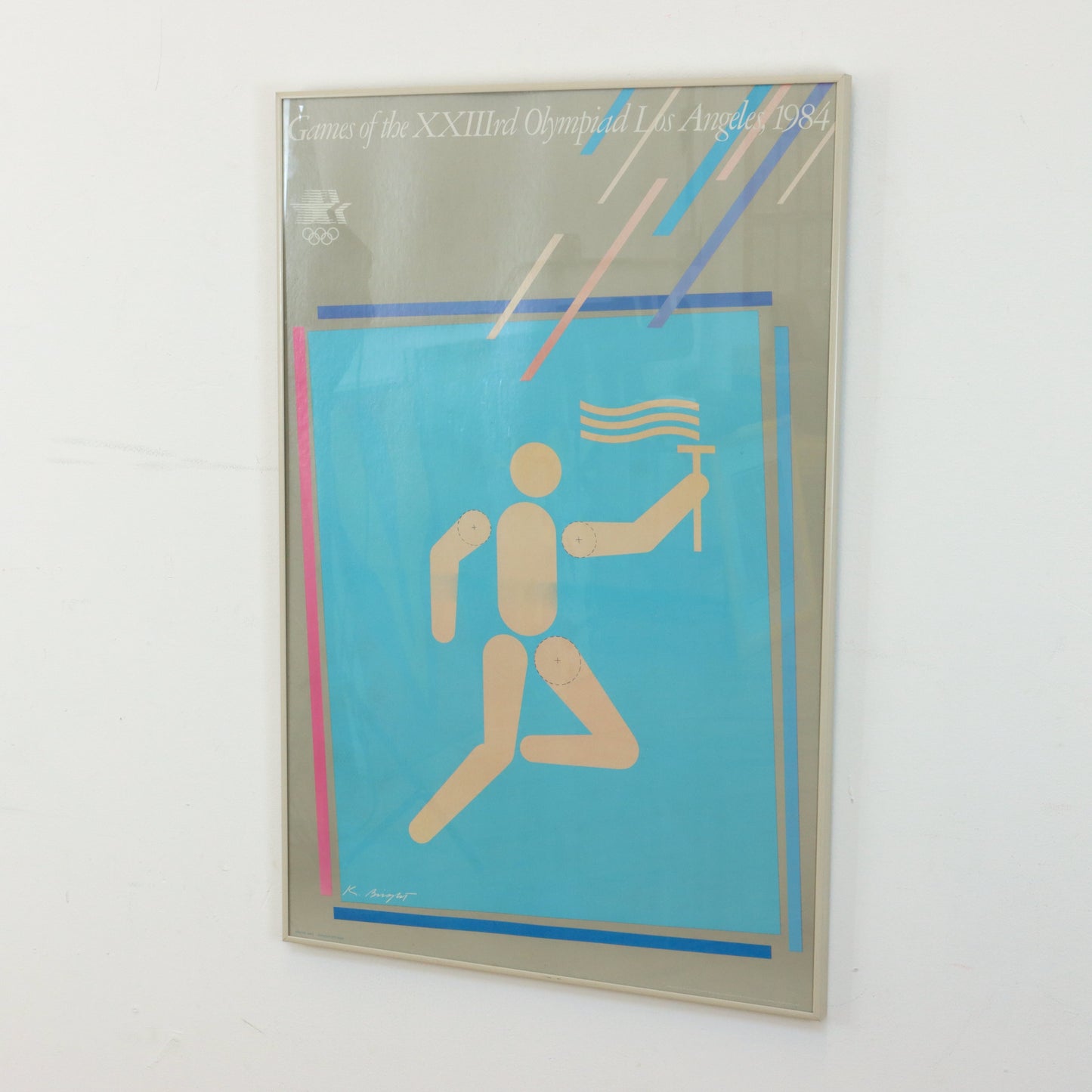 1984 Olympics Poster by Keith Bright