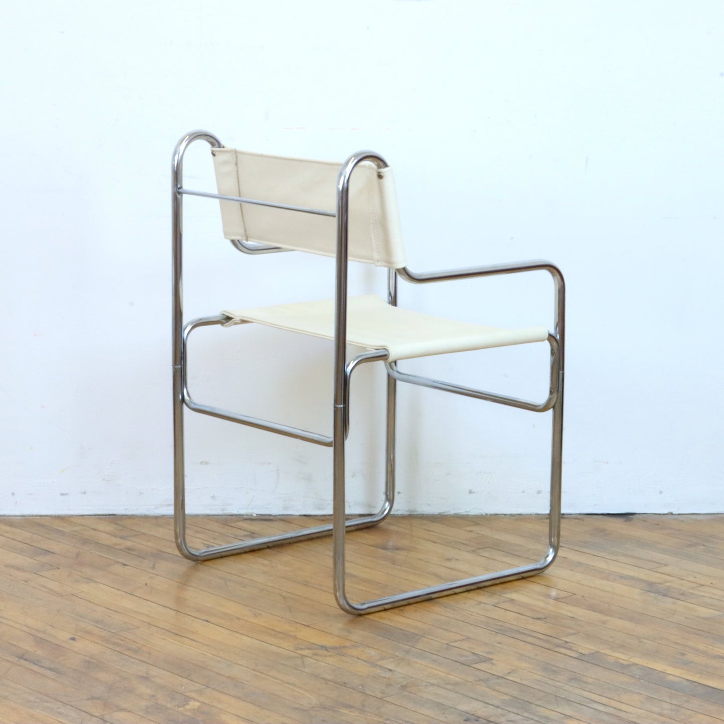 1970s Chrome and Leather Dining Chairs