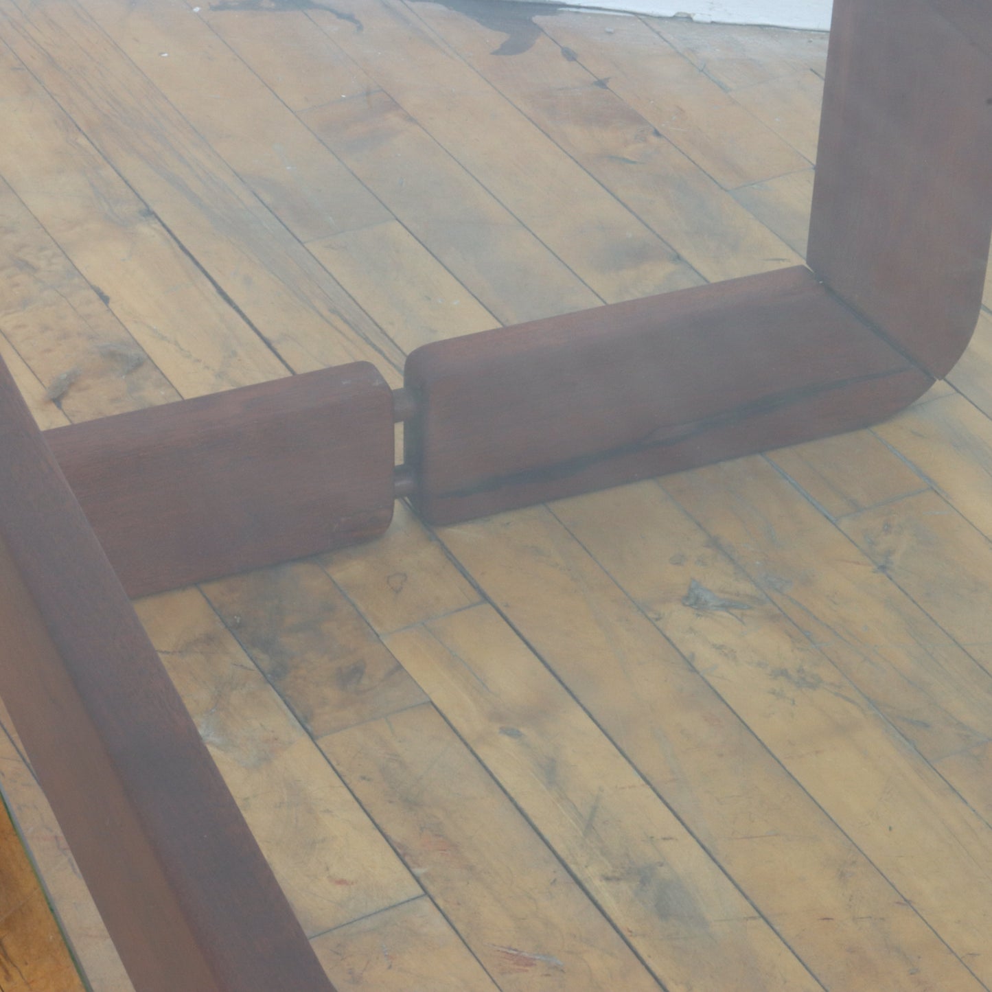 1970s Percival Lafer Rosewood and Glass Coffee Table
