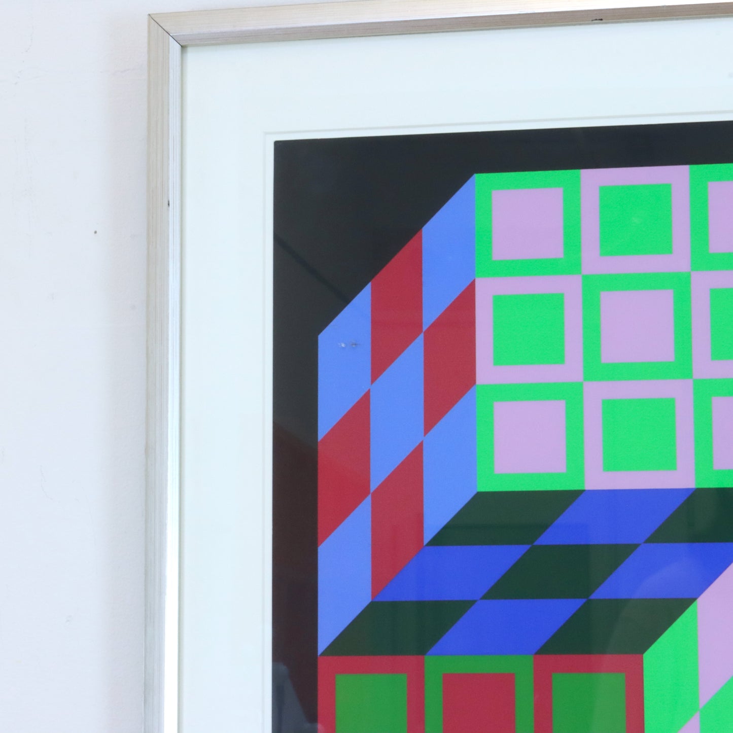 1980 Victor Vasarely Screen Print