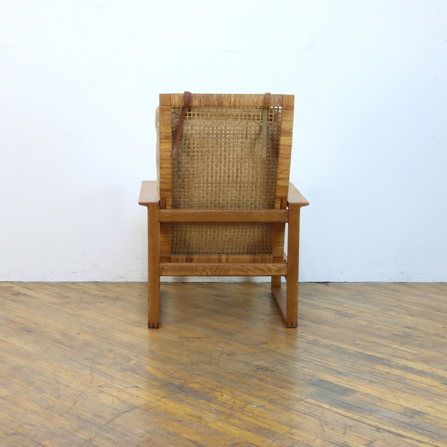 Børge Mogensen 2254 Oak Lounge Chair and Ottoman