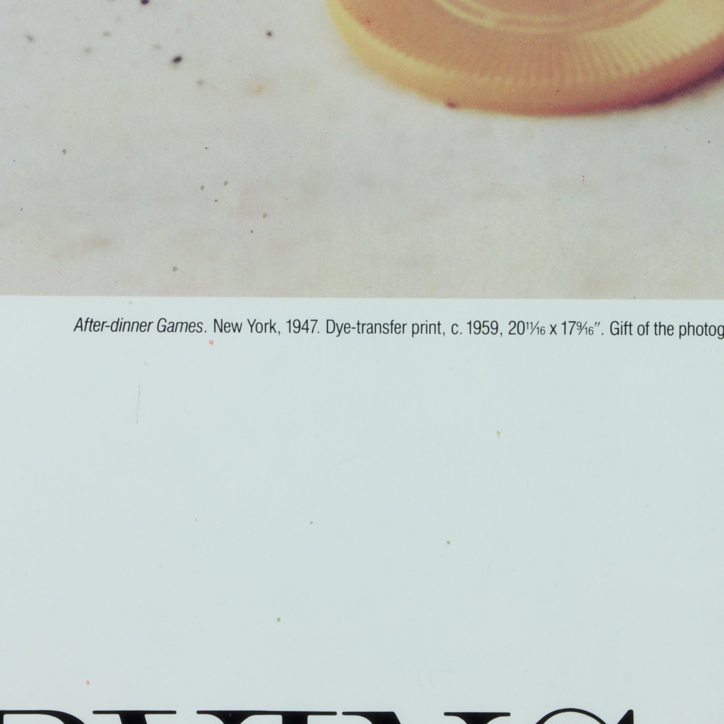 1984 Irving Penn Exhibition Poster