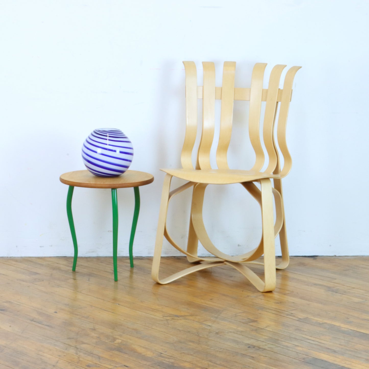 Squiggle Leg Side Table or Plant Stand