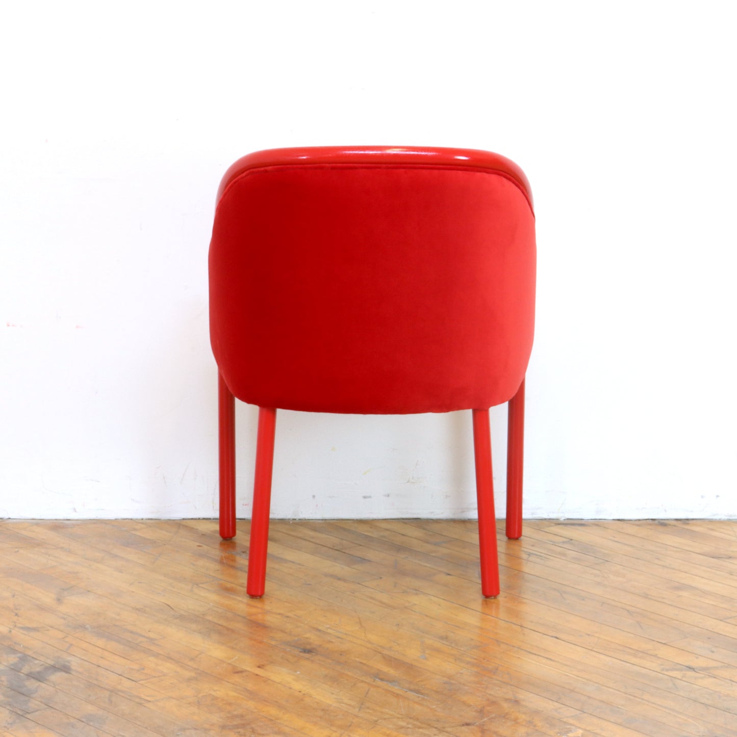 Pair of Ward Bennett Barrel Chairs