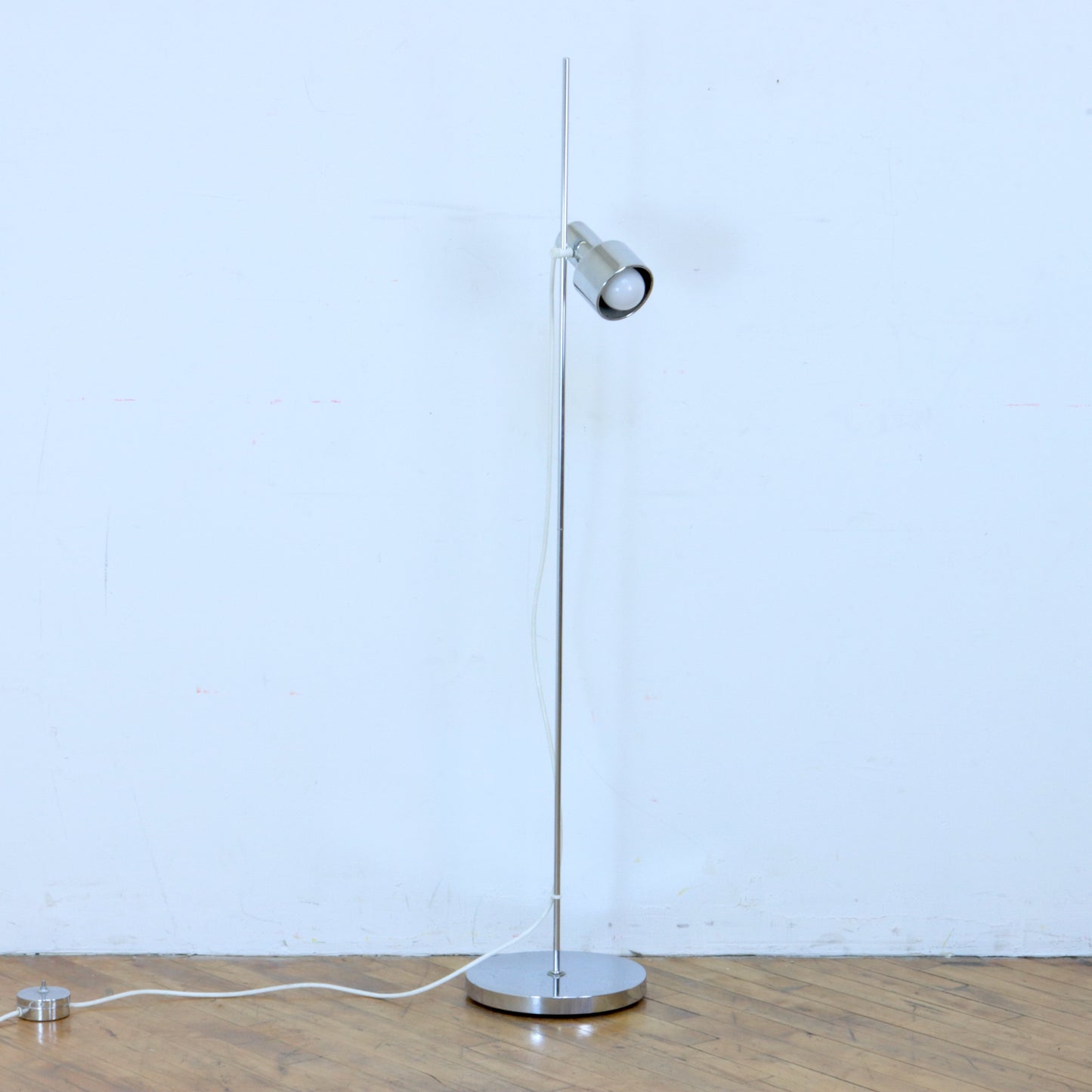 1970s Articulating Chrome Floor Lamp