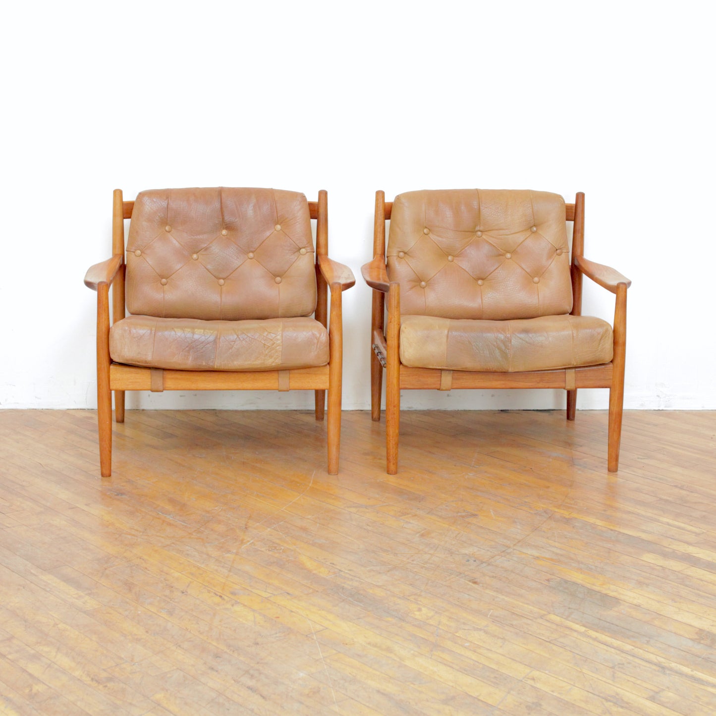Pair of 1950s "Läckö" Lounge Chairs