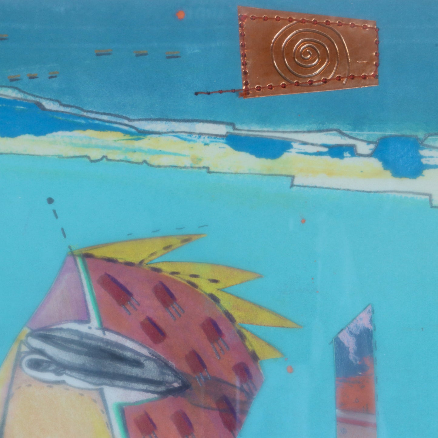 1992 Mixed Media Collage by Barbara Ellis