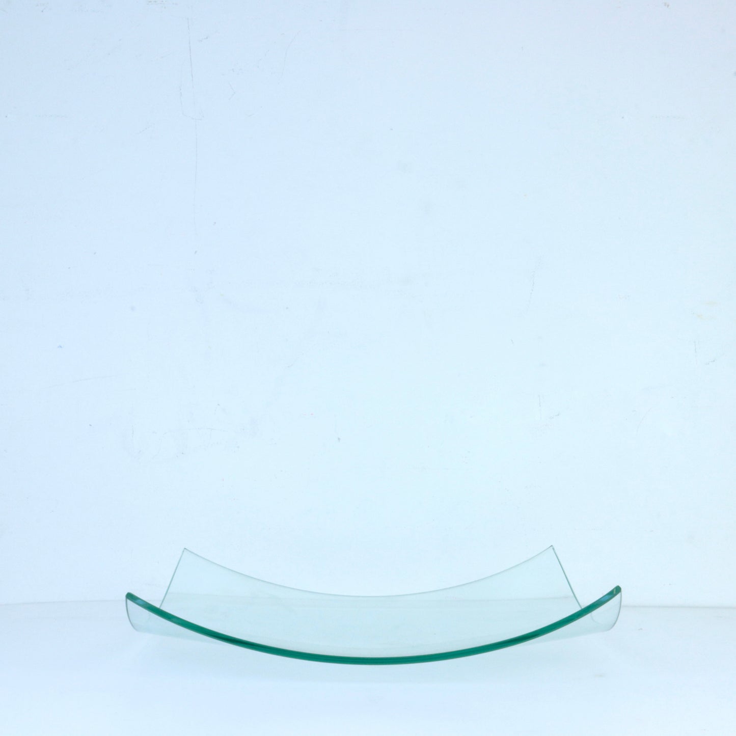 Minimalist Bent Glass Platter