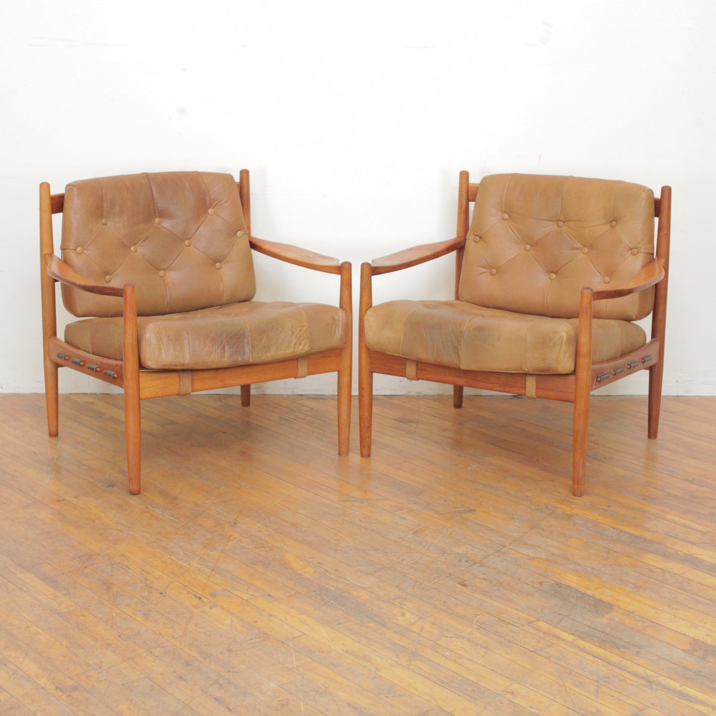 Pair of 1950s "Läckö" Lounge Chairs