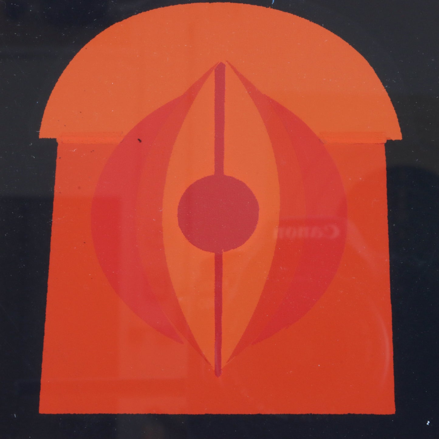Takeshi Kawashima No. 68 Original Screen Print, Framed