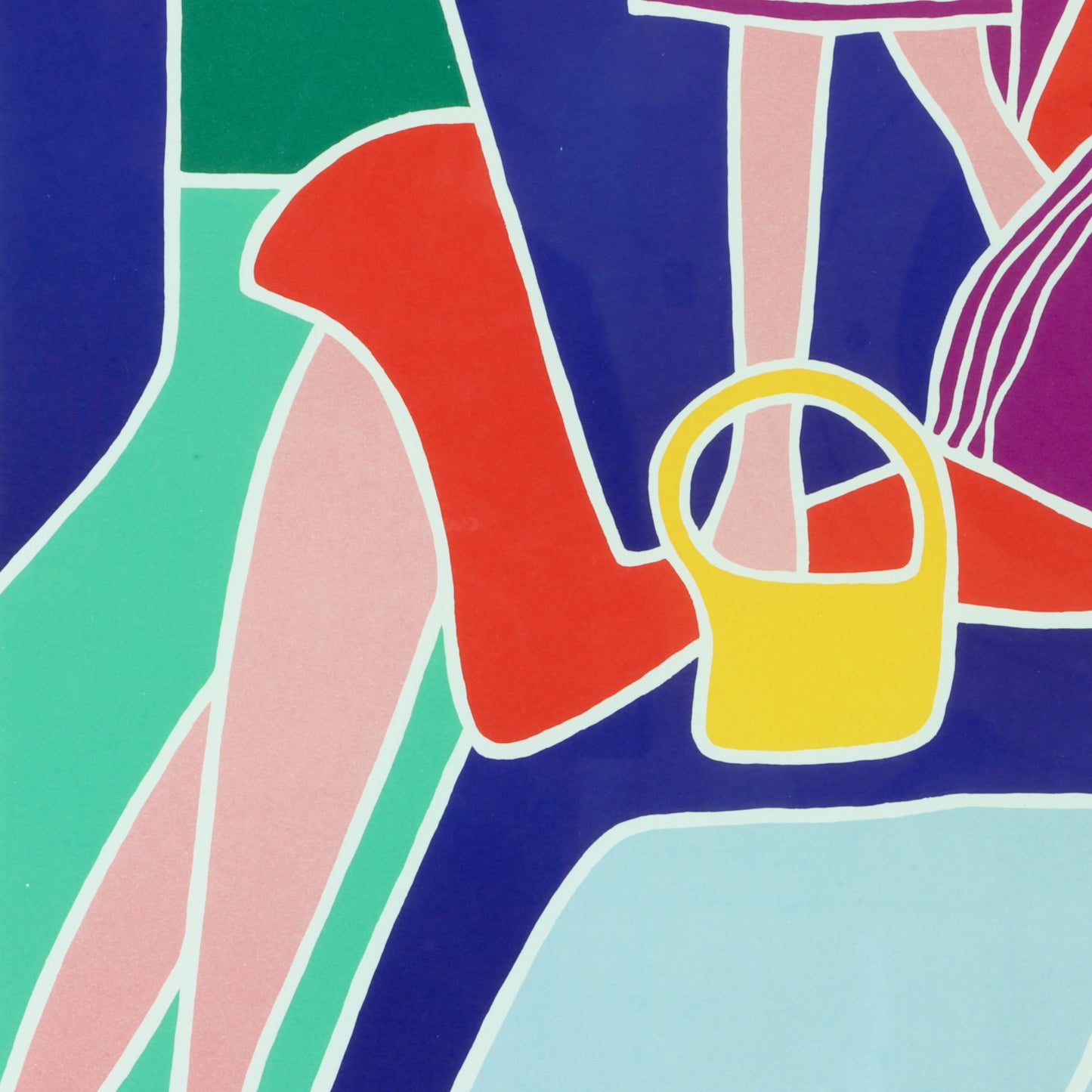 1980s Dan May Exhibition Poster