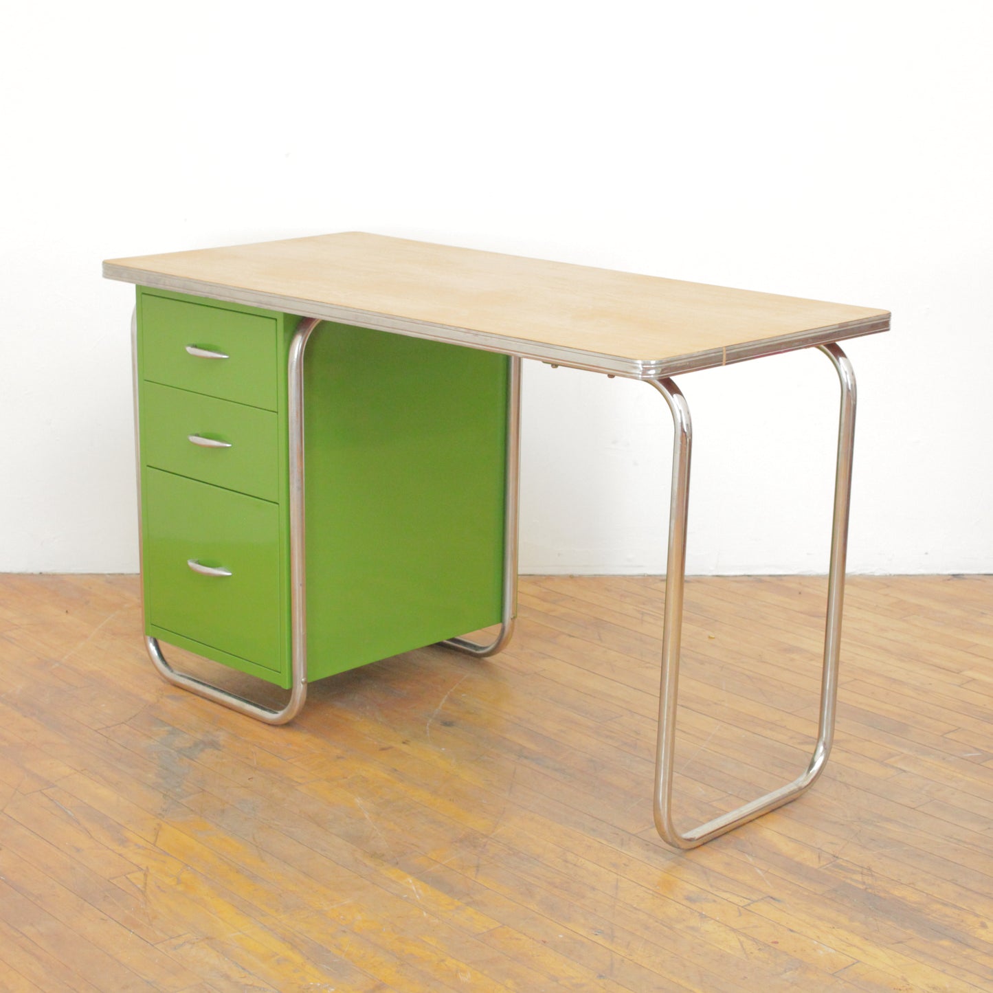 1950s Tubular Steel Desk