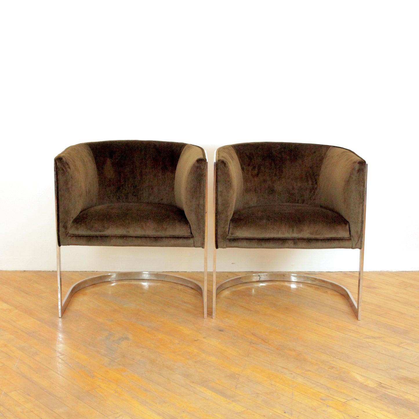 Jules Heumann Barrel Lounge Chairs