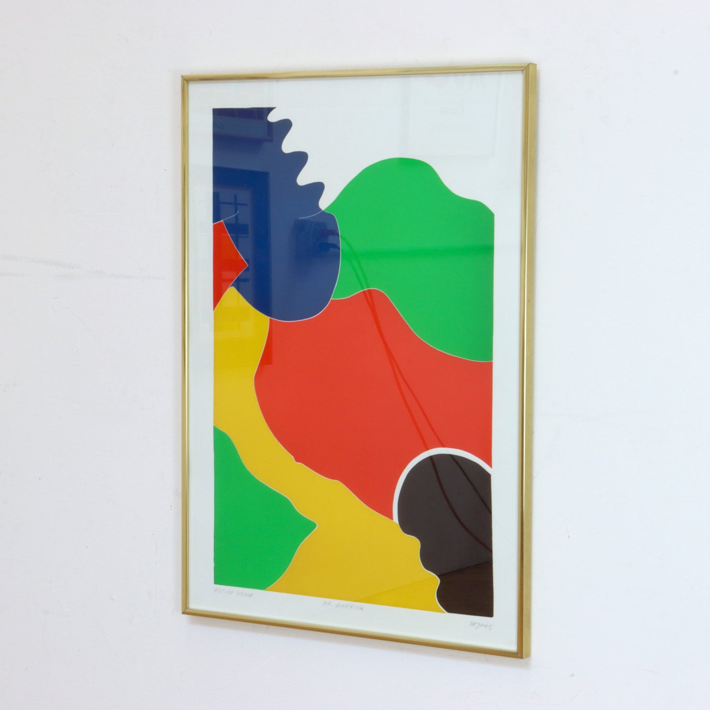 1970s Relief Print by Thom De Jong