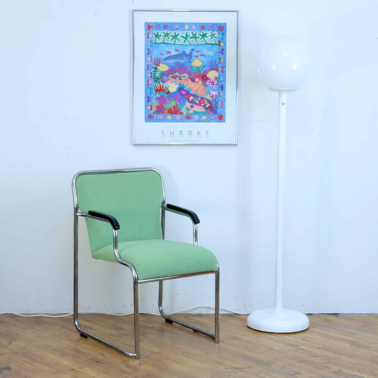 Pair of 1980s Lollipop Floor Lamps