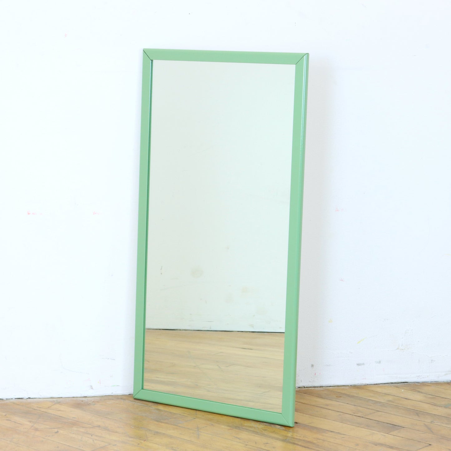 Vintage Minty Green Mirror