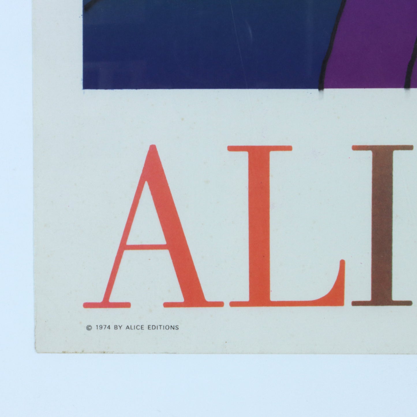 Original 1974 Jean-Michel Folon Poster