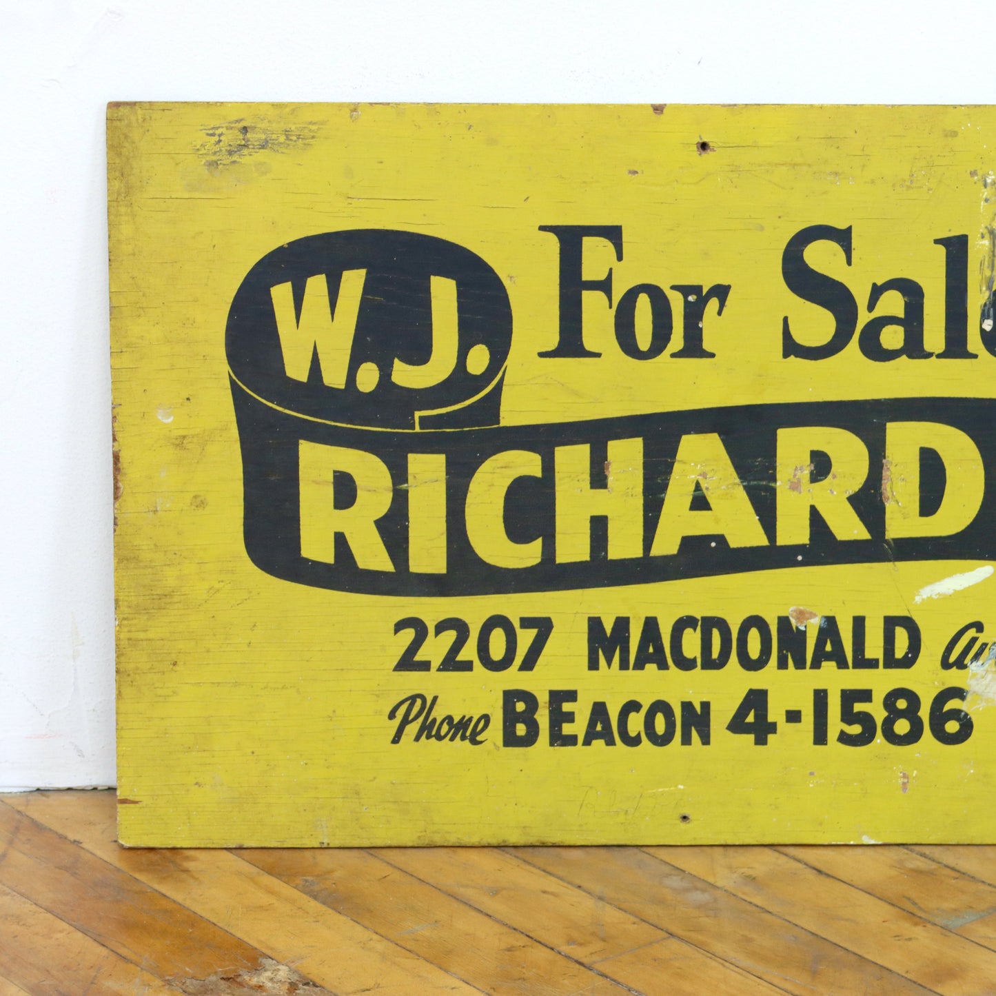 Mid Century Realtor "For Sale" Sign