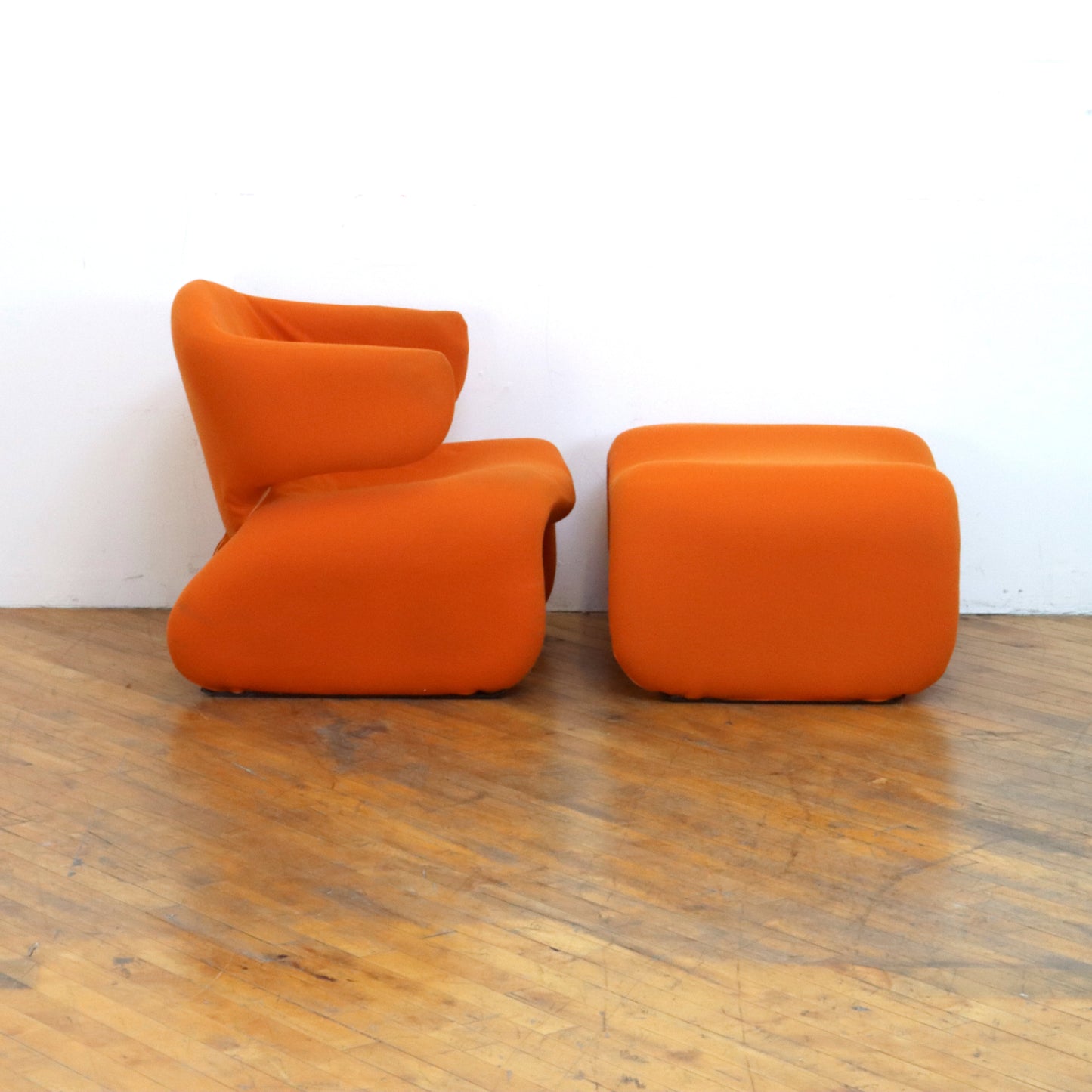 1960s "Djinn" Lounge Chair and Ottoman