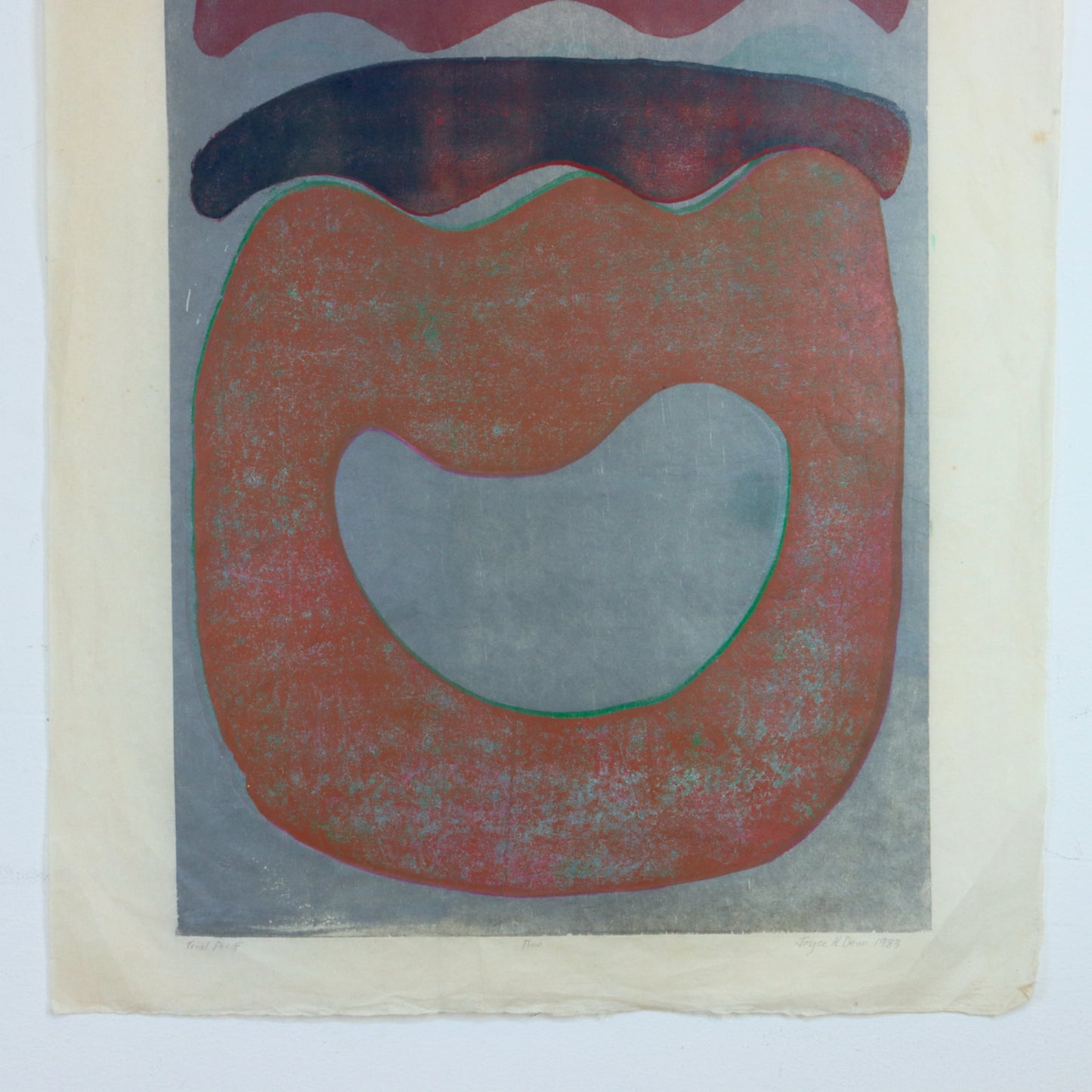1983 Relief Print by Joyce Dean