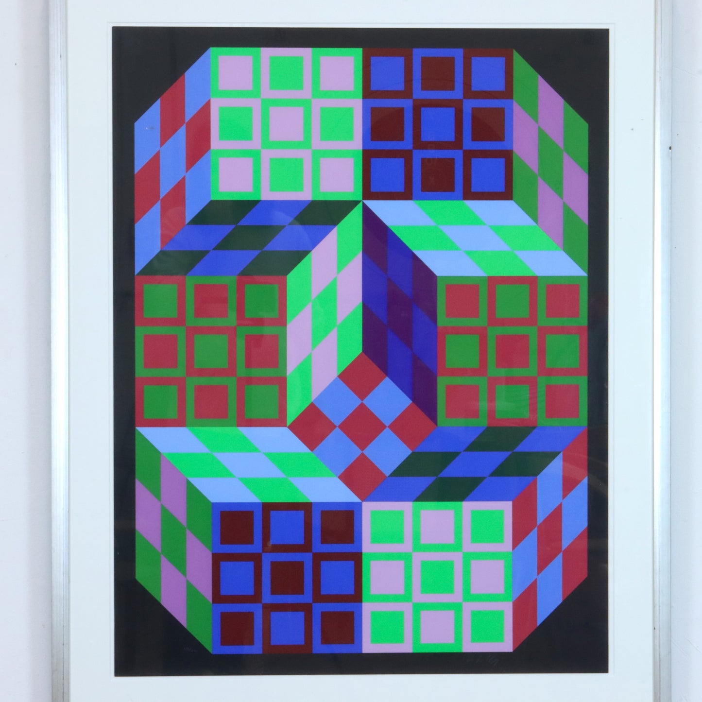 1980 Victor Vasarely Screen Print