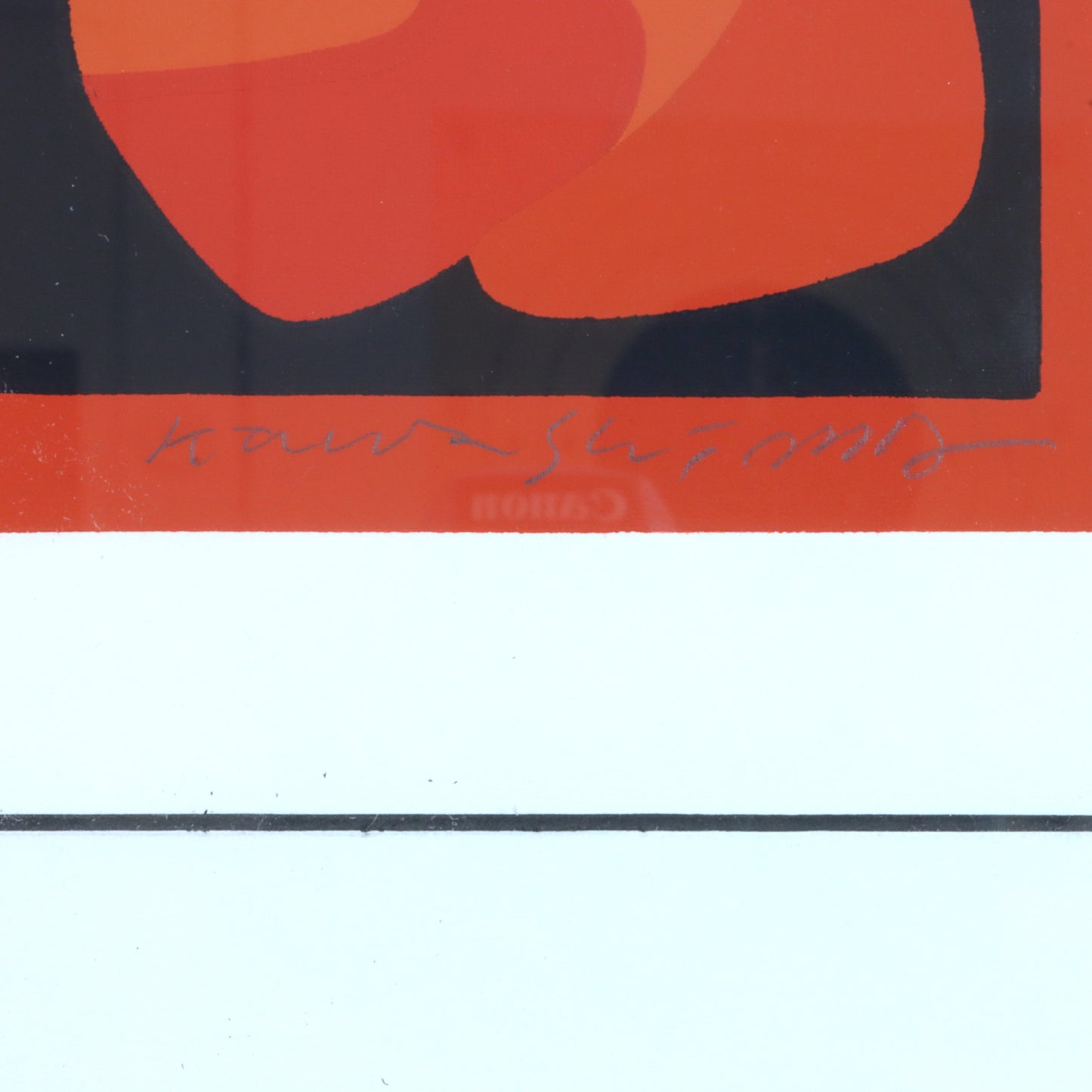Takeshi Kawashima No. 68 Original Screen Print, Framed