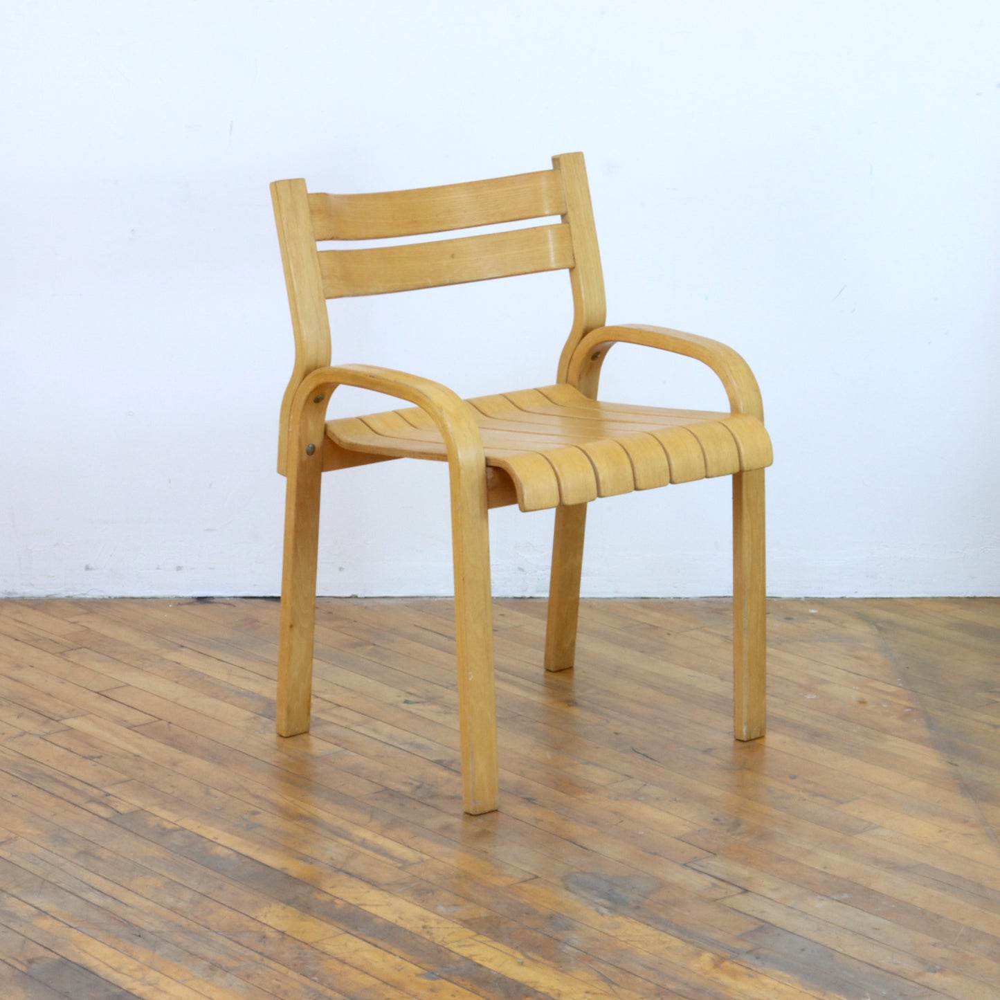 Unusual Vintage Molded Plywood Dining Chairs