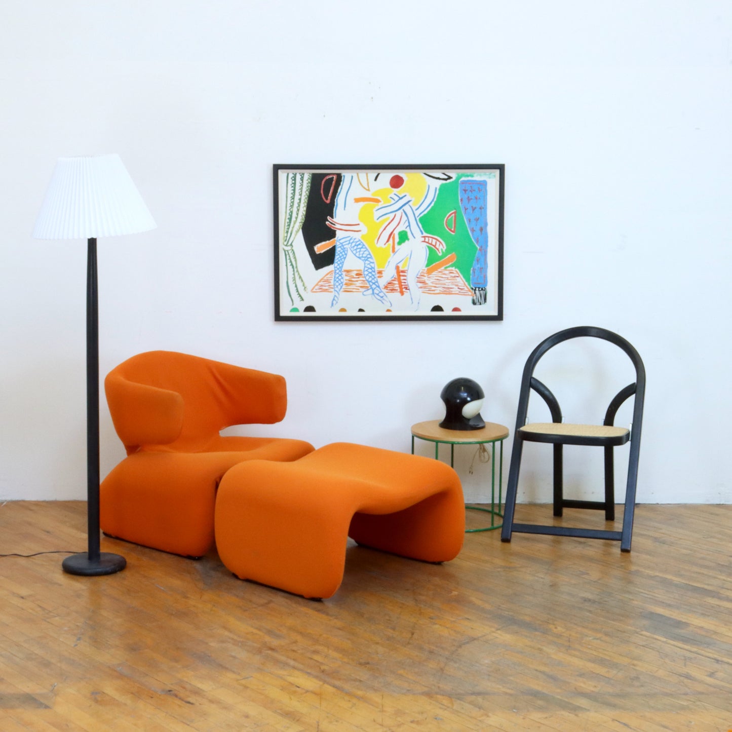1960s "Djinn" Lounge Chair and Ottoman