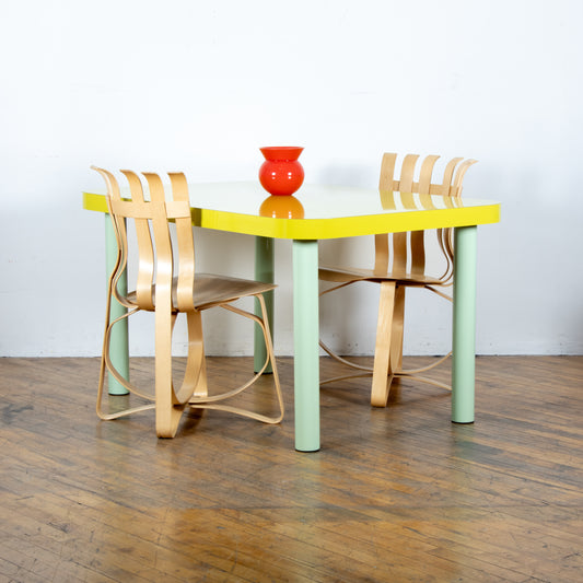 Custom Two Tone Postmodern Dining Table