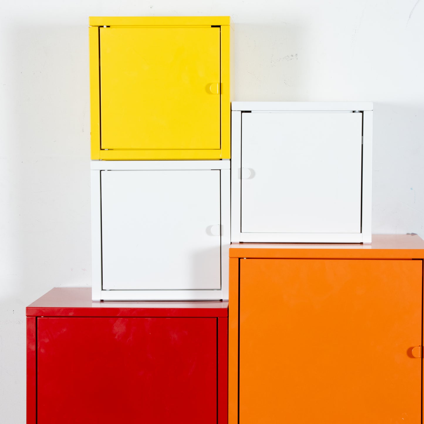 Colorful IKEA Modular Lixhult Locker Set