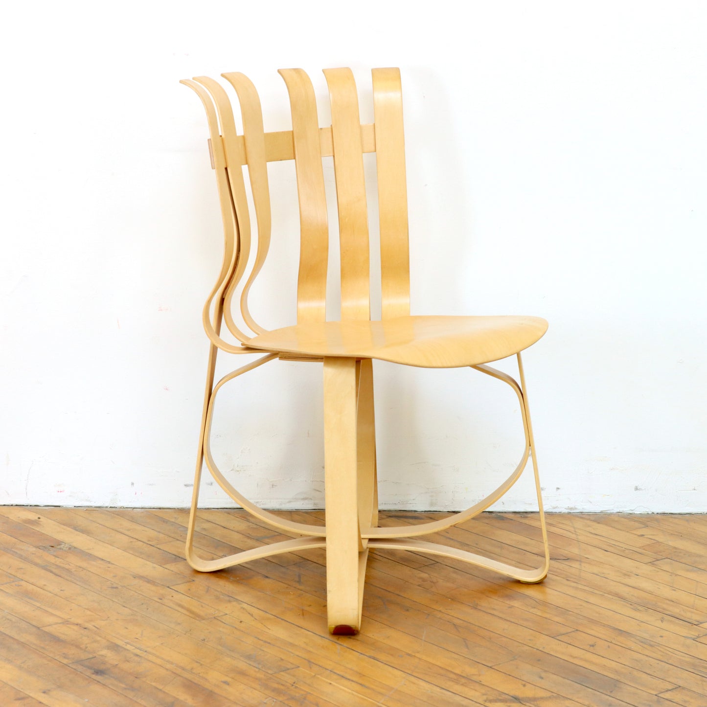 Set of 4 Frank Gehry Hat Trick Chairs