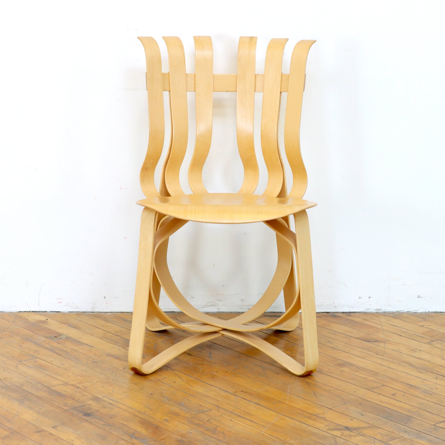 Set of 4 Frank Gehry Hat Trick Chairs