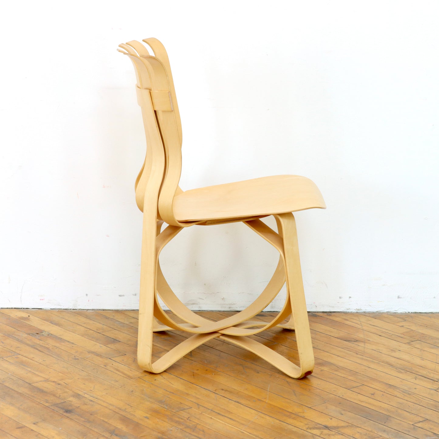 Set of 4 Frank Gehry Hat Trick Chairs