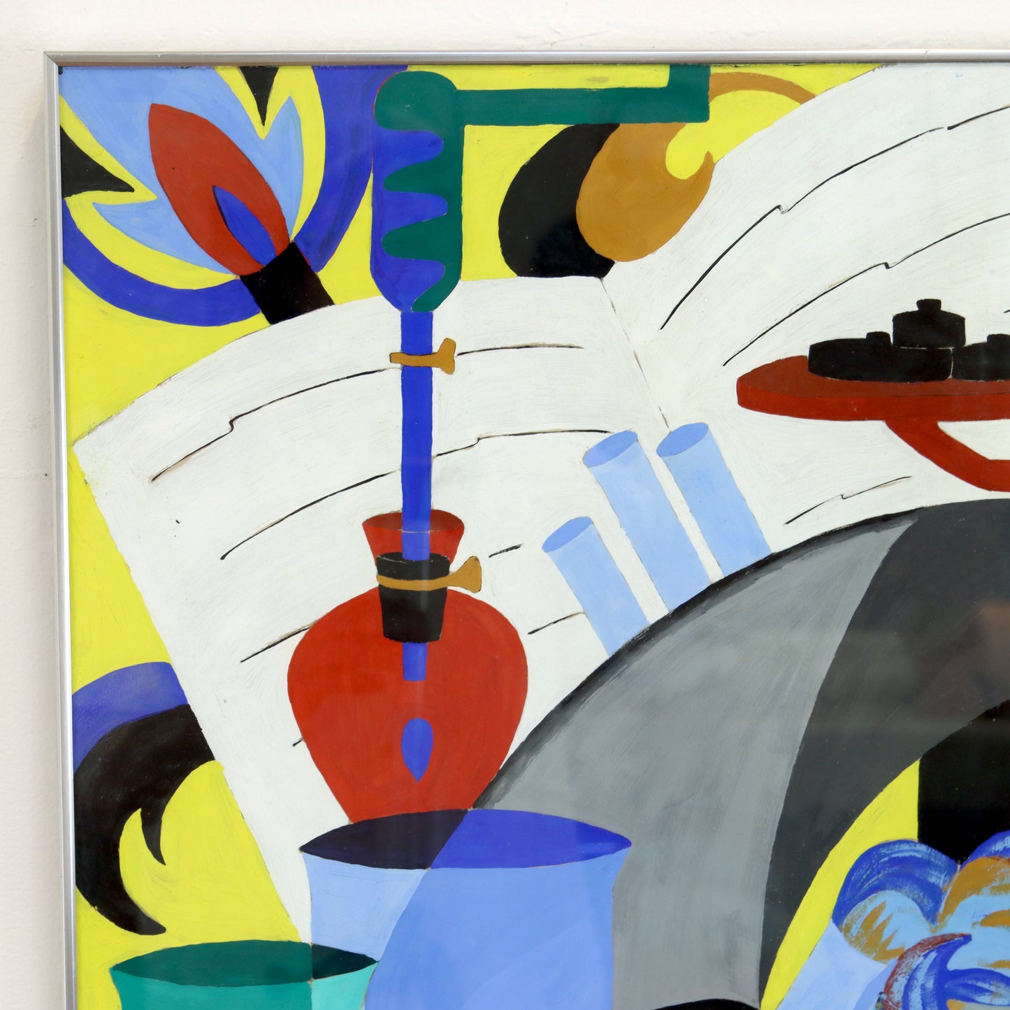Vintage Abstract Still Life Painting