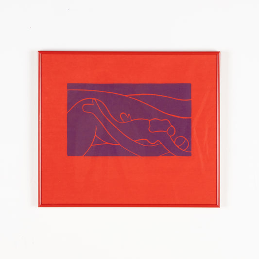 1982 Dan May Screen Print "Bare Bodies in Love"