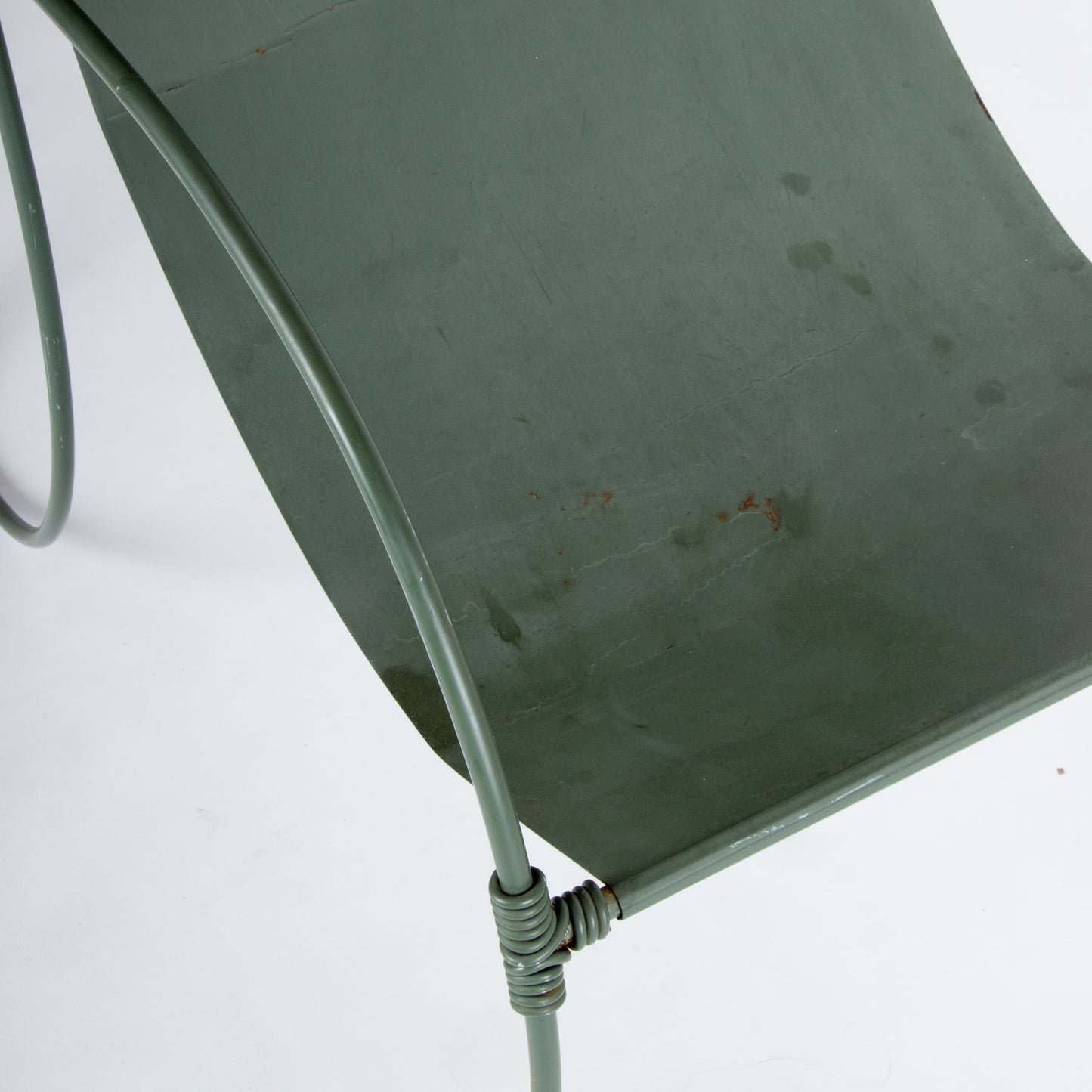 Unusual 1940s Sculptural Iron Chair