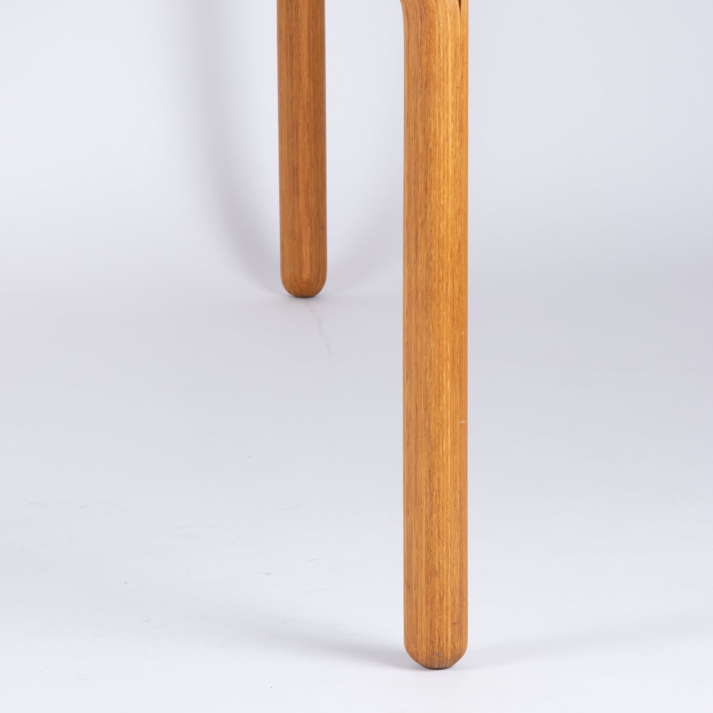 LargeVintage Oak and Glass Dining Table