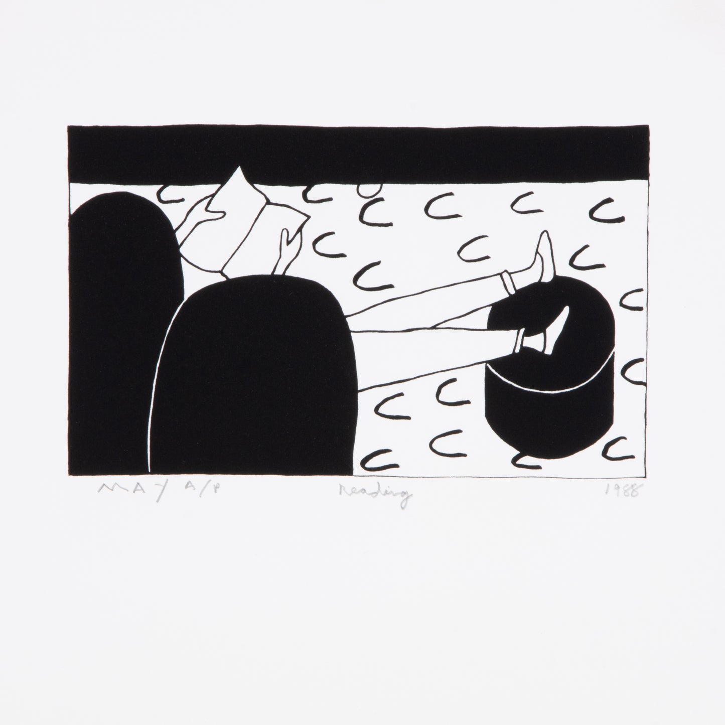 1988 "Reading" by Dan May
